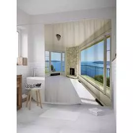 Шторка-занавеска для ванной JOYARTY