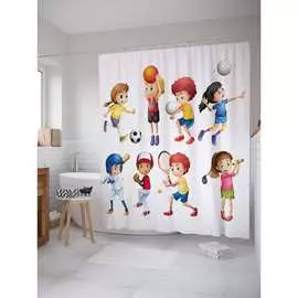 Шторка-занавеска для ванной JOYARTY