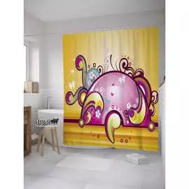 Шторка-занавеска для ванной JOYARTY