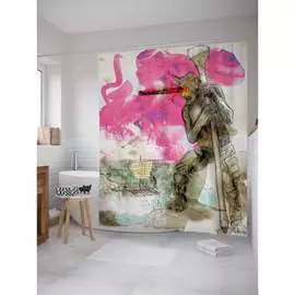 Шторка-занавеска для ванной JOYARTY