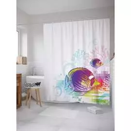 Шторка-занавеска для ванной JOYARTY