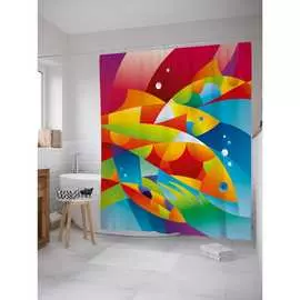 Шторка-занавеска для ванной JOYARTY