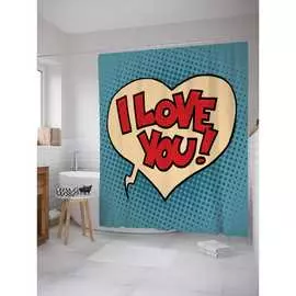 Шторка-занавеска для ванной JOYARTY