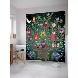 Шторка-занавеска для ванной JOYARTY