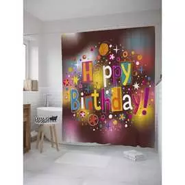 Шторка-занавеска для ванной JOYARTY