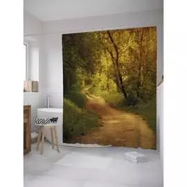 Шторка-занавеска для ванной JOYARTY