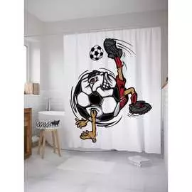 Шторка-занавеска для ванной JOYARTY