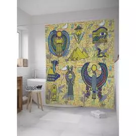 Шторка-занавеска для ванной JOYARTY