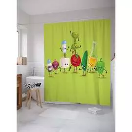 Шторка-занавеска для ванной JOYARTY