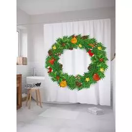 Шторка-занавеска для ванной JOYARTY