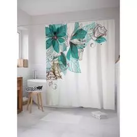 Шторка-занавеска для ванной JOYARTY