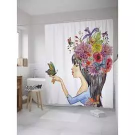 Шторка-занавеска для ванной JOYARTY