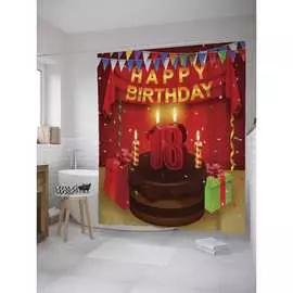 Шторка-занавеска для ванной JOYARTY