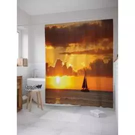 Шторка-занавеска для ванной JOYARTY