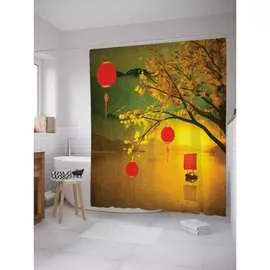 Шторка-занавеска для ванной JOYARTY