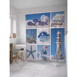 Шторка-занавеска для ванной JOYARTY