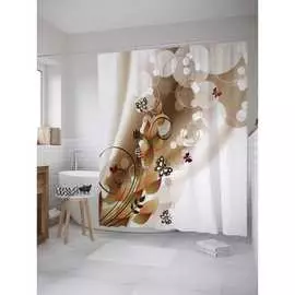 Шторка-занавеска для ванной JOYARTY