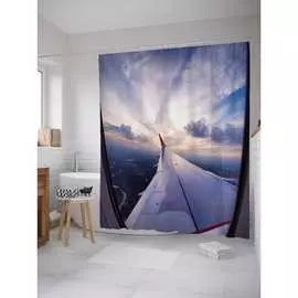 Шторка-занавеска для ванной JOYARTY