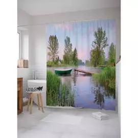 Шторка-занавеска для ванной JOYARTY