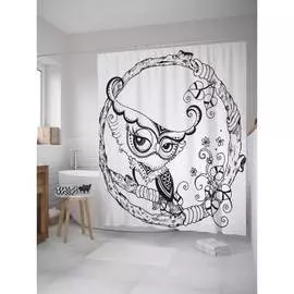 Шторка-занавеска для ванной JOYARTY