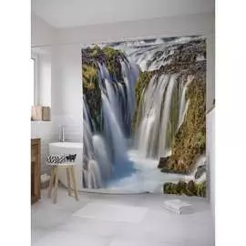 Шторка-занавеска для ванной JOYARTY