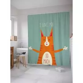 Шторка-занавеска для ванной JOYARTY