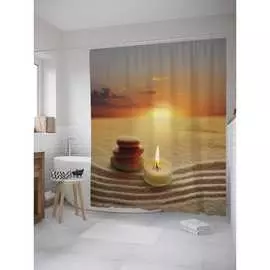 Шторка-занавеска для ванной JOYARTY