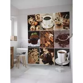 Шторка-занавеска для ванной JOYARTY