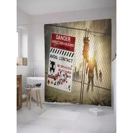 Шторка-занавеска для ванной JOYARTY