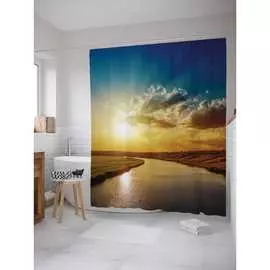 Шторка-занавеска для ванной JOYARTY