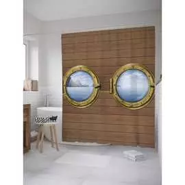 Шторка-занавеска для ванной JOYARTY