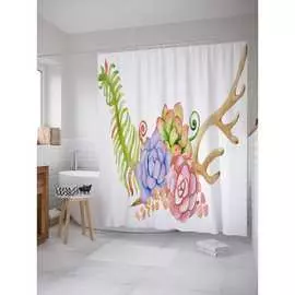 Шторка-занавеска для ванной JOYARTY