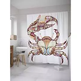 Шторка-занавеска для ванной JOYARTY