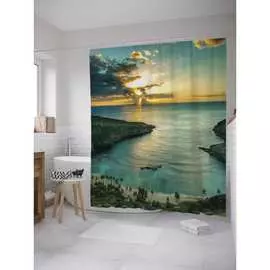 Шторка-занавеска для ванной JOYARTY