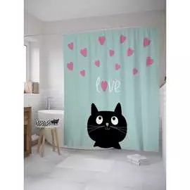 Шторка-занавеска для ванной JOYARTY