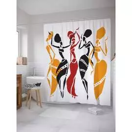 Шторка-занавеска для ванной JOYARTY