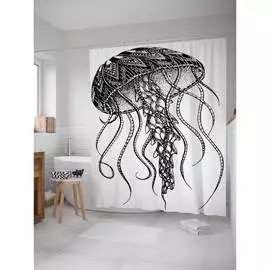 Шторка-занавеска для ванной JOYARTY