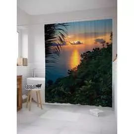 Шторка-занавеска для ванной JOYARTY