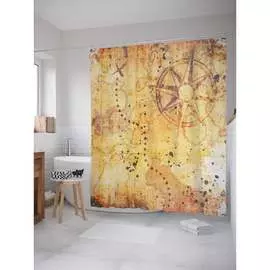 Шторка-занавеска для ванной JOYARTY