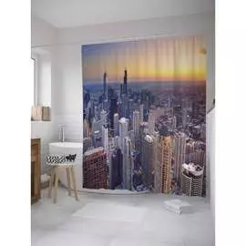 Шторка-занавеска для ванной JOYARTY