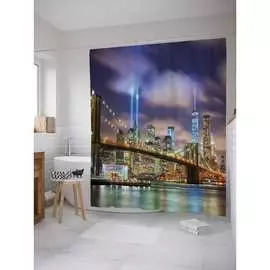 Шторка-занавеска для ванной JOYARTY