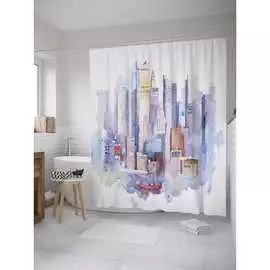 Шторка-занавеска для ванной JOYARTY