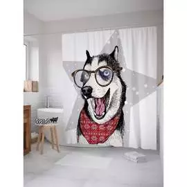 Шторка-занавеска для ванной JOYARTY