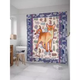 Шторка-занавеска для ванной JOYARTY