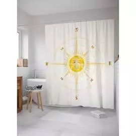 Шторка-занавеска для ванной JOYARTY