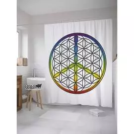 Шторка-занавеска для ванной JOYARTY