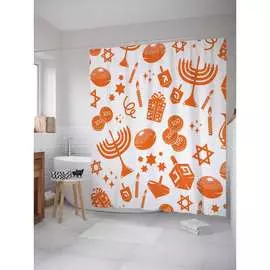 Шторка-занавеска для ванной JOYARTY