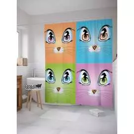 Шторка-занавеска для ванной JOYARTY