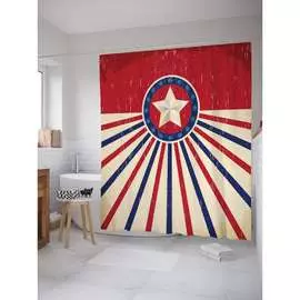 Шторка-занавеска для ванной JOYARTY