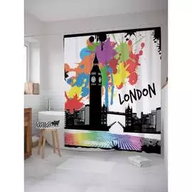 Шторка-занавеска для ванной JOYARTY